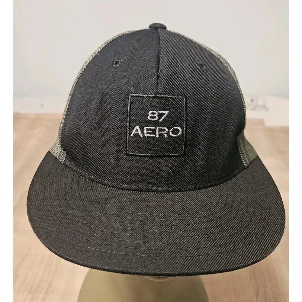 Aeropostale Green & Black Camo Aero 87 Snapback Cap Hat Mens